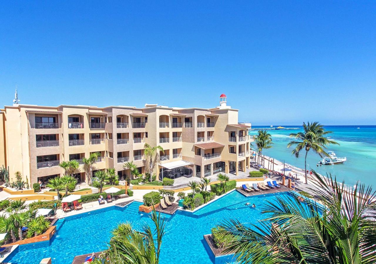 Condo Surf 405 - Luxury Oceanview Beachfront 3 Bedroom With Gym - At El Faro Condos Playa del Carmen Kültér fotó