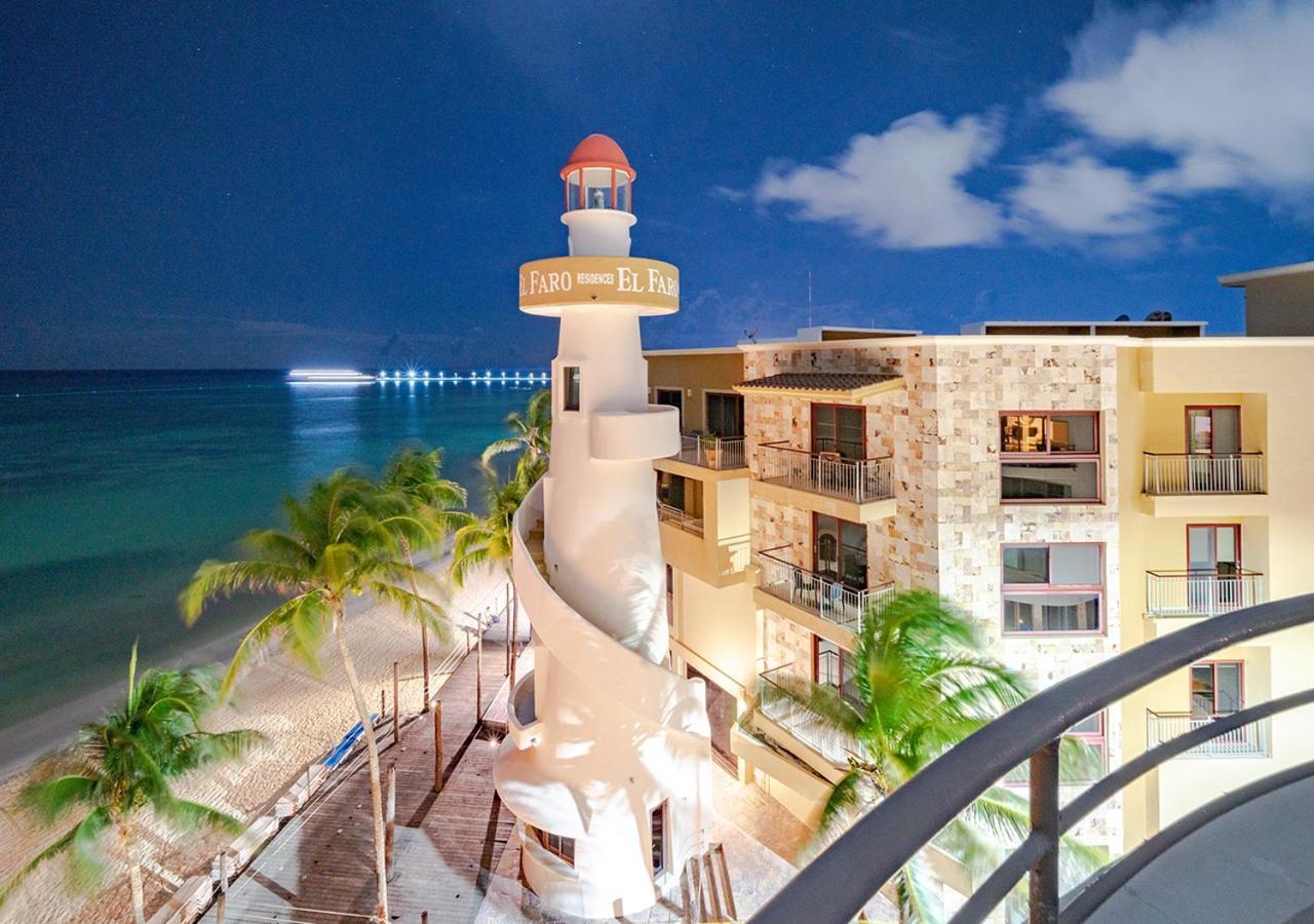 Condo Surf 405 - Luxury Oceanview Beachfront 3 Bedroom With Gym - At El Faro Condos Playa del Carmen Kültér fotó