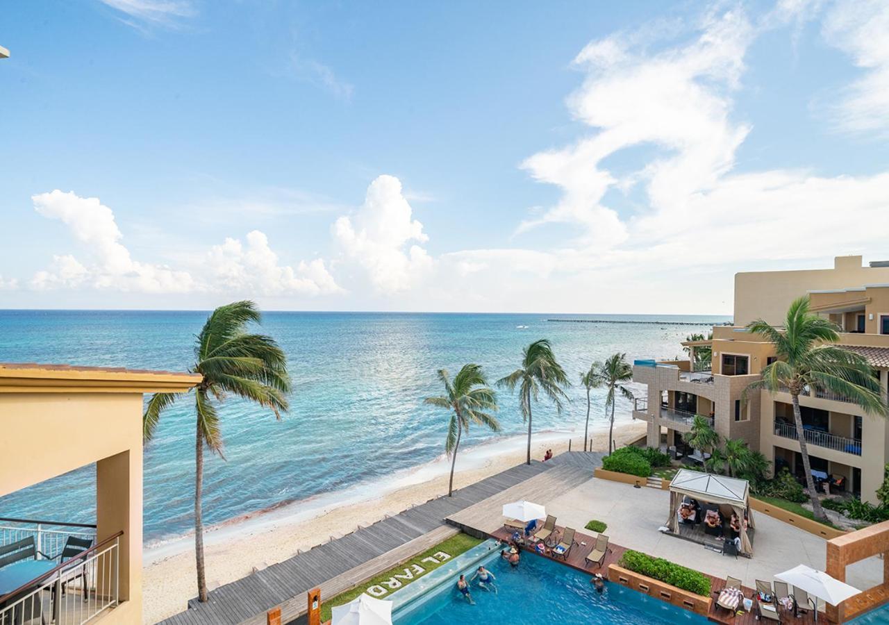 Condo Surf 405 - Luxury Oceanview Beachfront 3 Bedroom With Gym - At El Faro Condos Playa del Carmen Kültér fotó